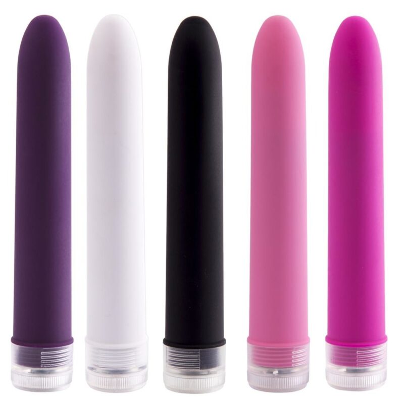VIBRADOR PERSONAL ESPECIAL EM SILICONE COM TOQUE AVELUDADO 17 X 2,8cm- CORES VARIADAS