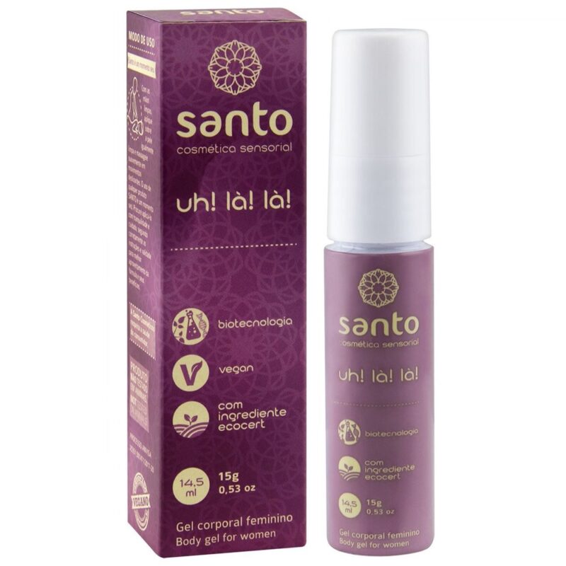 EXCITANTE FEMININO UH! LÀ! LÀ! GEL VEGANO DA SANTO COSMÉTICOS - 15G