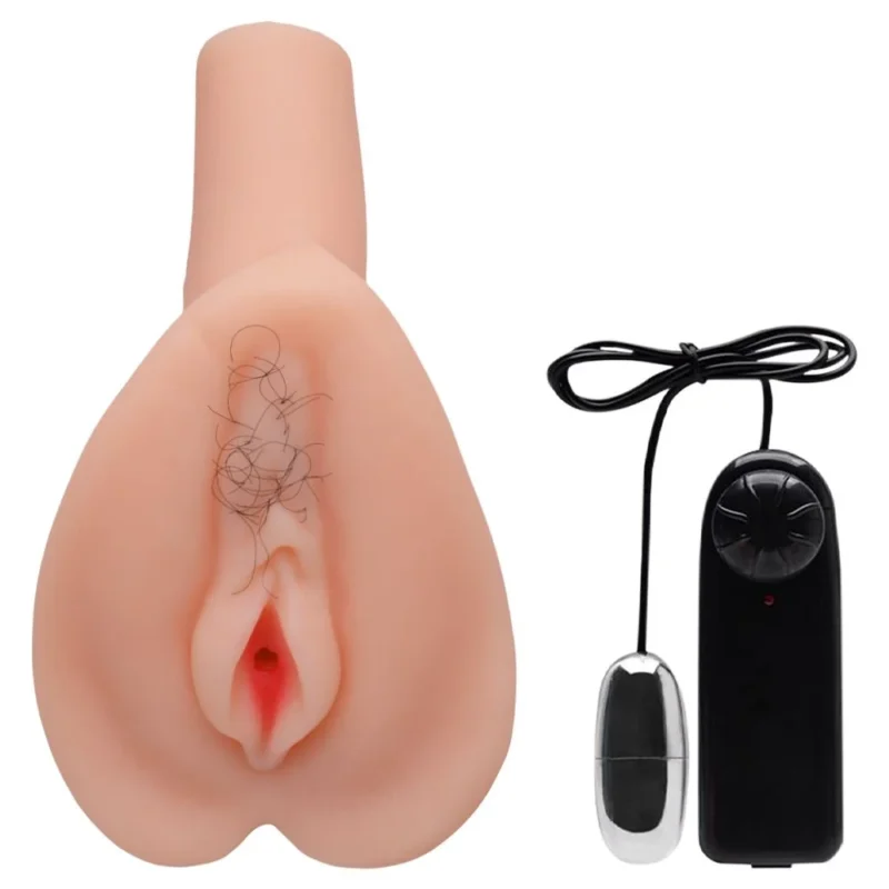 MASTURBADOR COM VIBRO - VAGINA EM CYBERSKIN SUPER REALÍSTICA