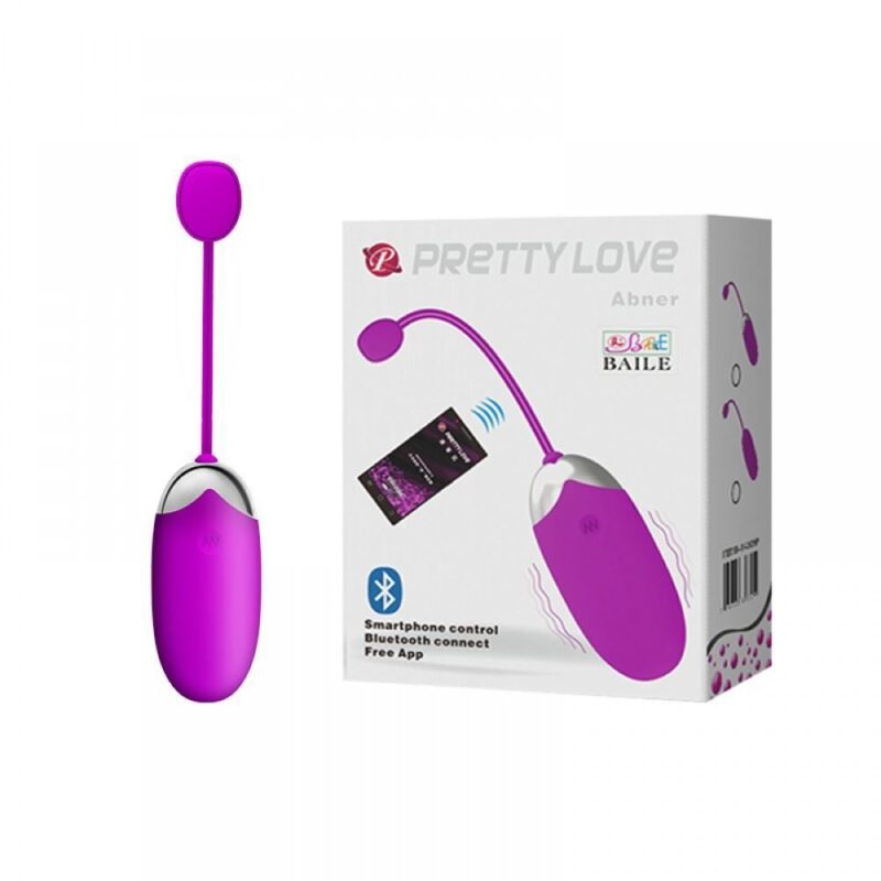 VIBRADOR RECARREGÁVEL COM COMANDO POR APLICATIVO VIA BLUETTOTH 12 MODOS DE VIBRAÇÃO - MARCA PRETTY LOVE