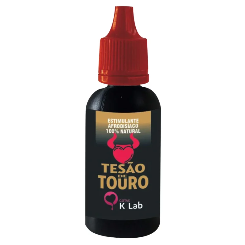 AFRODISÍACO ESTIMULANTE SEXUAL TESÃO DE TOURO GOTAS - 20ml