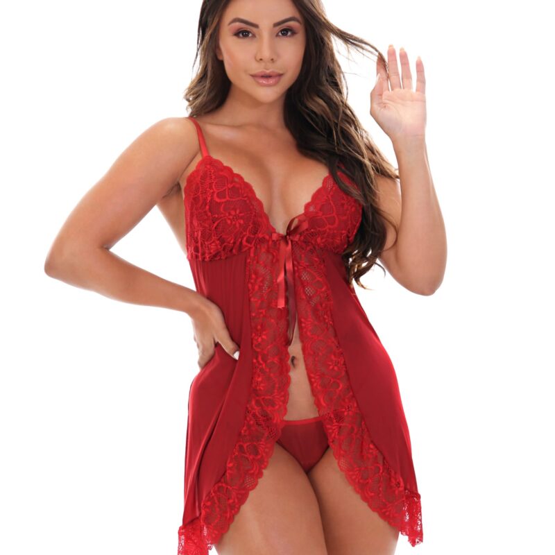 CAMISOLA MEGA SENSUAL SELMA - VERMELHA