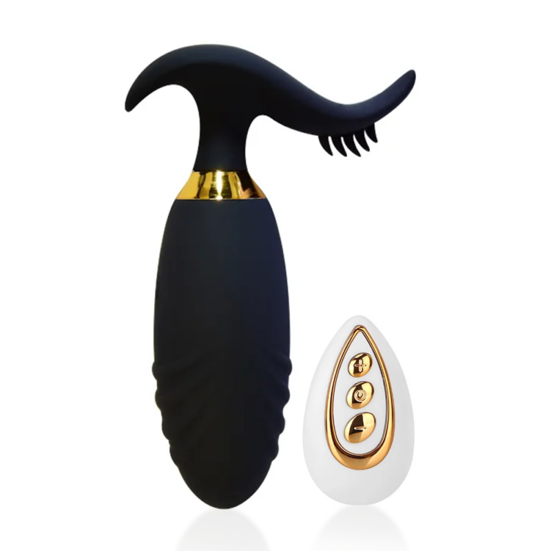 VIBRADOR CÁPSULA RECARREGÁVEL USB COM 10 MODOS DE VIBRAÇÃO