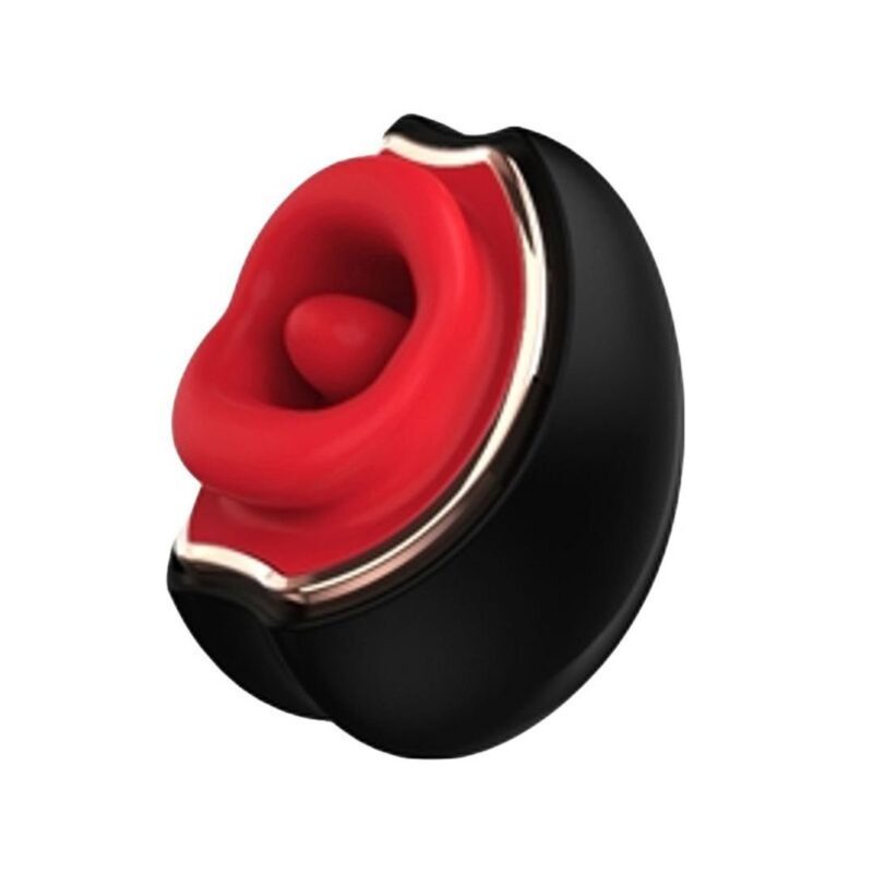 VIBRADOR DE CLITÓRIS COM LÍNGUA RECARREGÁVEL USB -  10 MODOS DE VIBRAÇÃO