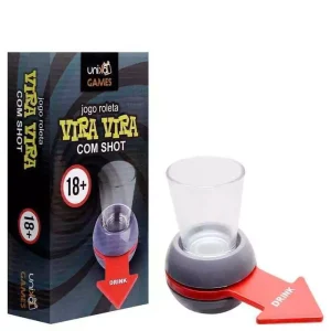 JOGO SENSUAL ROLETA VIRA VIRA SETA COM SHOT