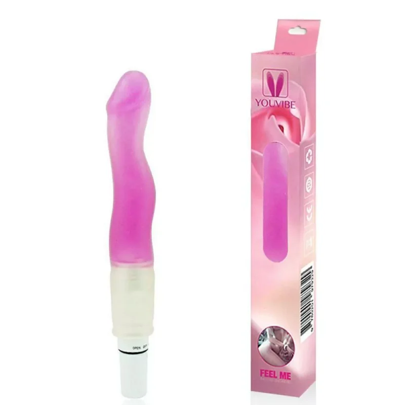 VIBRADOR EM SILICONE PÊNIS TORTINHO