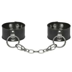 ALGEMAS BRACELETES COM CORRENTES  - PRETA