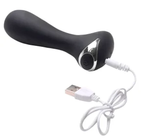 VIBRADOR PLUG ANAL RECARREGÁVEL 10 VIBRAÇÕES