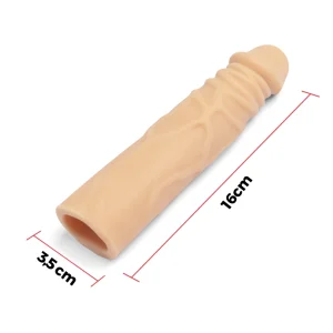 CAPA PENIANA EM CYBERSKIN BIGGER MAN 16 X 3,5 CM