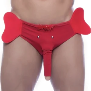 CUECA SEXY TROMBA DE ELEFANTE SAFADINHO - VERMELHA