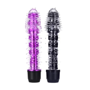 VIBRADOR PERSONAL TEXTURIZADO - PRETO