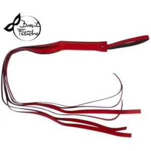 CHICOTE SUPER REFORÇADO COM 06 TIRAS DE 80CM - VERMELHO