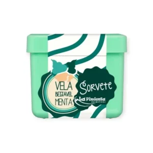 VELA BEIJÁVEL GELADA SORVETE DE MENTA- 50gr