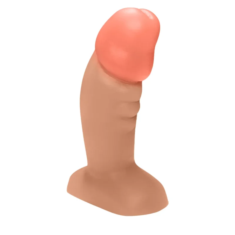 PLUG ANAL JOINHA EM FORMATO DE PÊNIS - 11,5 x 3,5cm Bege