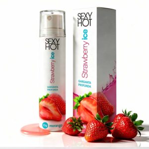 GARGANTA PROFUNDA PODEROSA STRAWBERRY ICE - SABOR MORANGO ICE