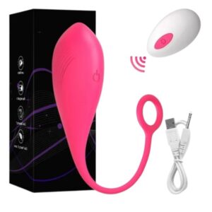VIBRADOR BULLET RECARREGÁVEL COM CONTROLE REMOTO