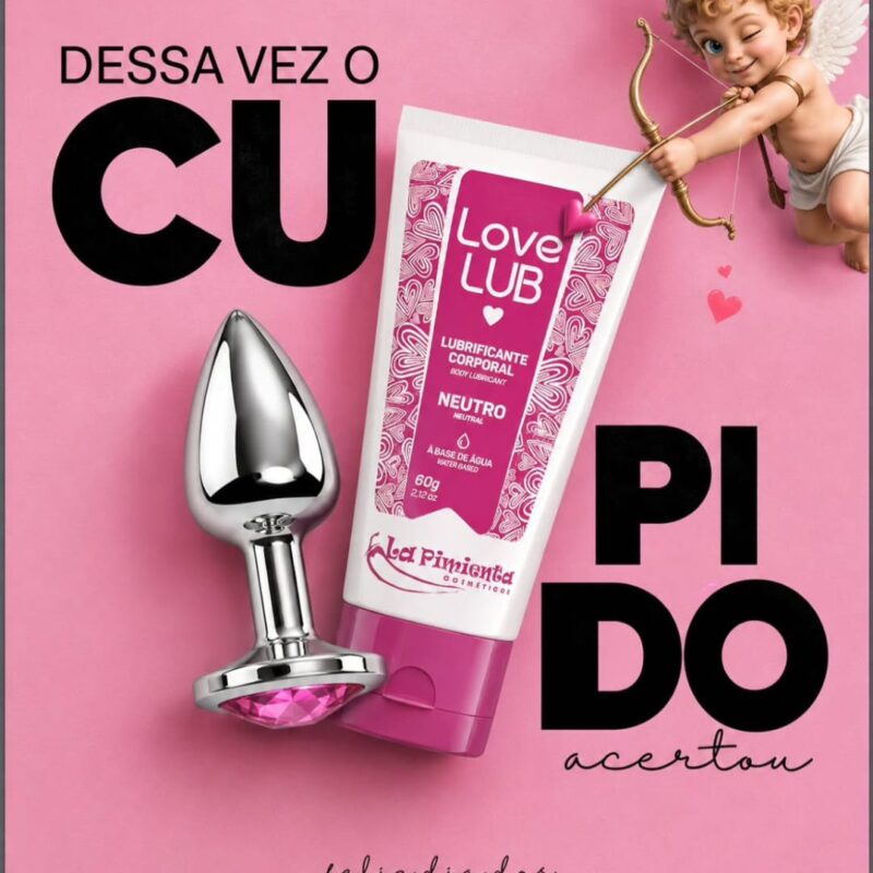 KIT CUPIDO (Plug joia Anal P + Lubrificante)