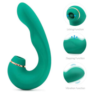 VIBRADOR RECARREGÁVEL MASSAGEADOR CLITORIANO 03 EM 01 - PULSAÇÃO,  VIBRAÇÃO E ESTIMULAÇÃO