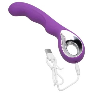 VIBRADOR RECARREGÁVEL DO PONTO G COM ALÇA 10 MODOS DE VIBRAÇÃO