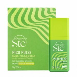 PICO PULSE GEL SUGADOR UNISSEX BY PRAZER STE 16G - INTT -  CHICLETE DE MENTA