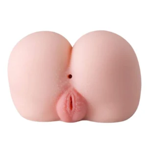 MASTURBADOR DUPLO ANUS E VAGINA EM CYBERSKIN COM FORMATO DE BUNDA
