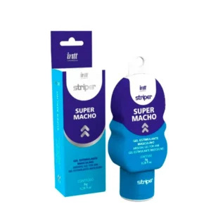 PROLONGADOR DE EREÇÃO E ESTIMULANTE MASCULINO SUPER MACHO - INTT COSMÉTICOS - 8G