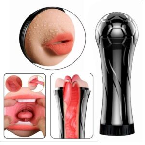 MASTURBADOR MASCULINO EM FORMATO DE TAÇA DE FUTEBOL - BOCA REALISTICA TEXTURIZADA - SEM VIBRAÇÃO