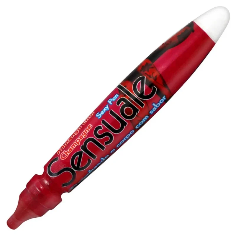 CANETA SENSUAL EM GEL COMESTÍVEL PARA SEXO ORAL - SABORES VARIAADOS