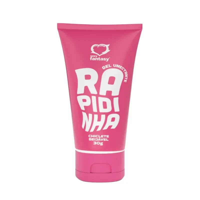 LUBRIFICANTE ÍNTIMO BEIJÁVEL - RAPIDINHA SABOR CHICLETE - 30g