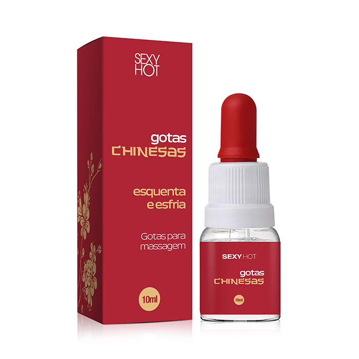 EXCITANTE GOTAS CHINESAS - QUENTE E FRIO BEIJÁVEL