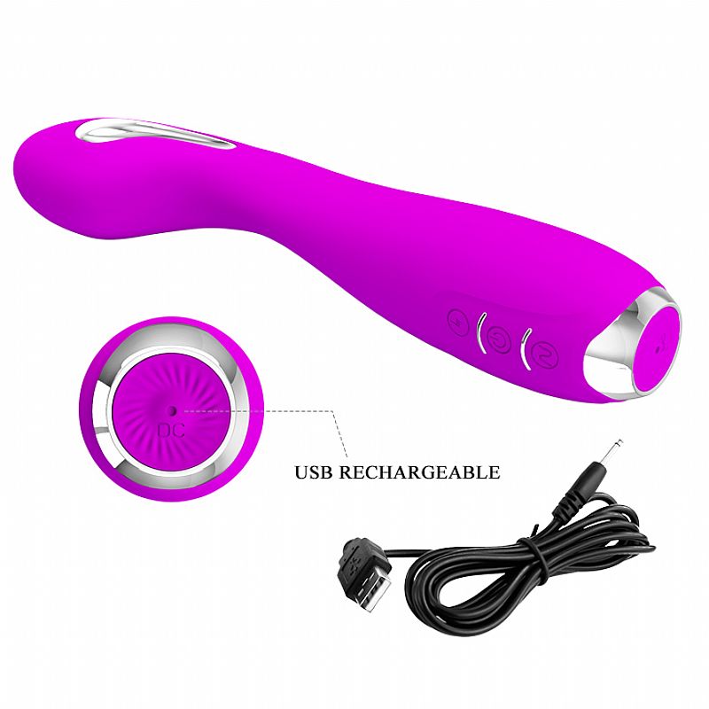 VIBRADOR DO PONTO G COM CHOQUE RECARREGÁVEL CONEXÃO VIA APP