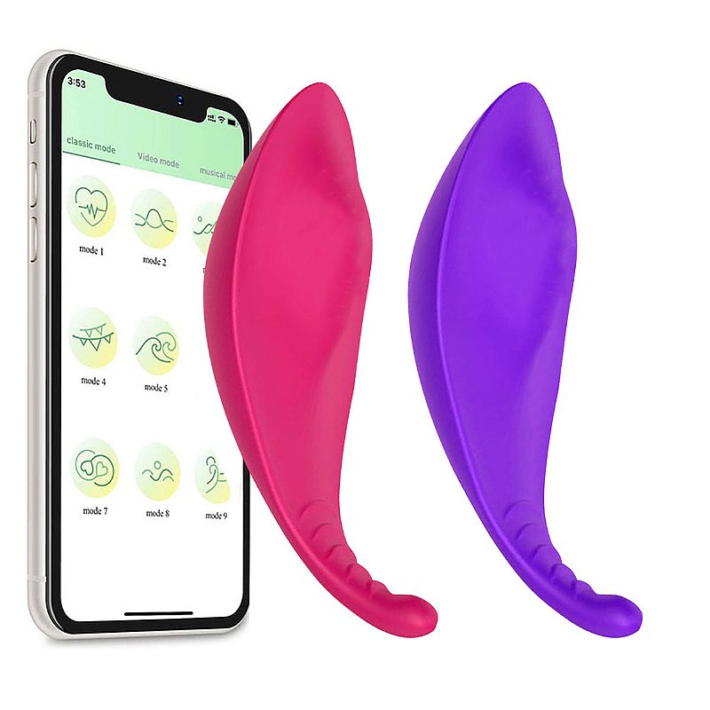 VIBRADOR DE CALCINHA RECARREGÁVEL A LONGA DISTÂNCIA VIA APP