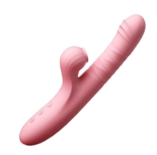 VIBRADOR IMPORTADO SUPER POTÊNCIA COM SUGADOR DE CLITÓRIS - 10 MODOS DE VIRAÇÃO E RECARREGÁVEL - PINK