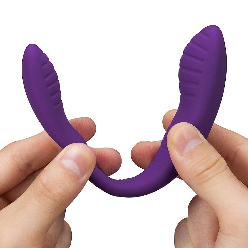 VIBRADOR DE CASAL FLEXÍVEL COM CONTROLE REMOTO