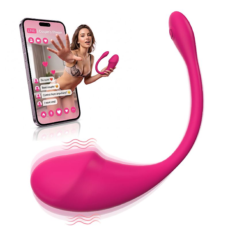 VIBRADOR DE CASAL E CALCINHA - BULLET À LONGA DISTÂNCIA POR APP