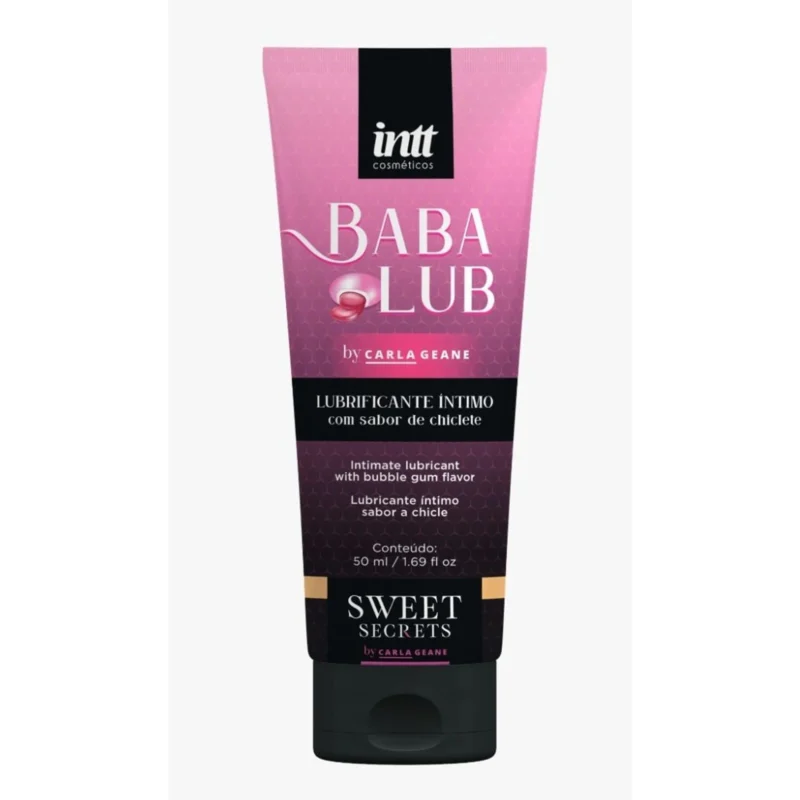 LUBRIFICANTE INTIMO BABA LUB DA INTT - SABOR CHICLETE - 50ML