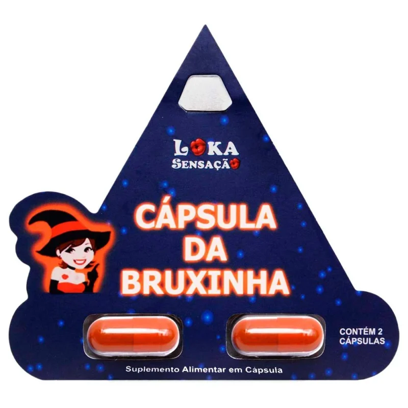 AFRODISÍACO ENERGÉTICO CÁPSULA DA BRUXINHA - LOKA SENSAÇÃO