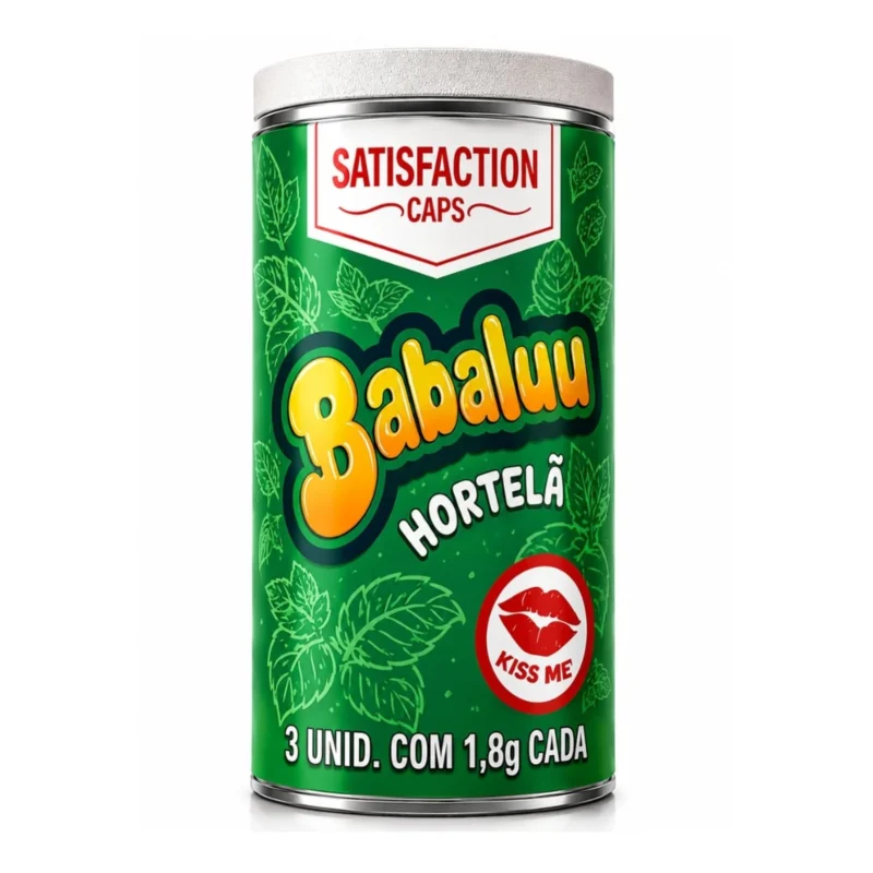 BOLINHA EXPLOSIVA EXCITANTE BEIJÁVEIS BABALUU DE HORTELÃ