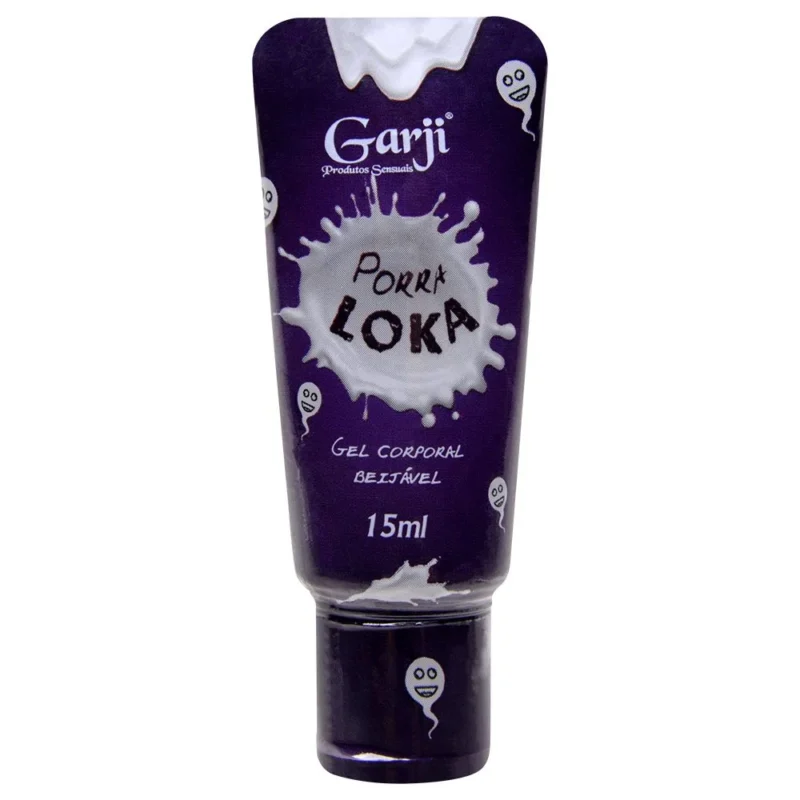 LUBRIFICANTE INTIMO E GEL BEIJÁVEL ESPERMA PORRA LOKA - 15ML -